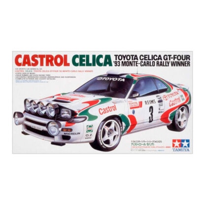 Tamiya Toyota Celica Castrol 1:24 Modellino Auto in Kit da montare - immagine 4