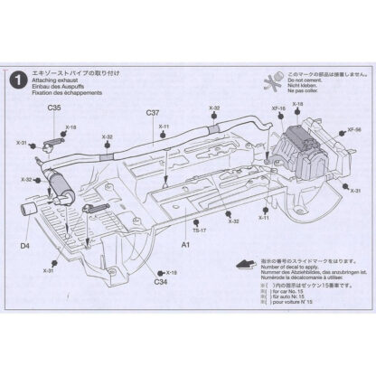 Tamiya Peugeot 206 WRC 1:24 Modellino Auto in Kit da montare - immagine 7